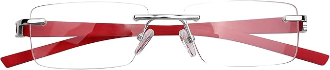 VISCARE -3-Pair Rimless Frameless Clear Frame Reading Readers Glasses for Men +1.50