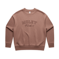 Women's Mauve Logo Crew - Muley Freak