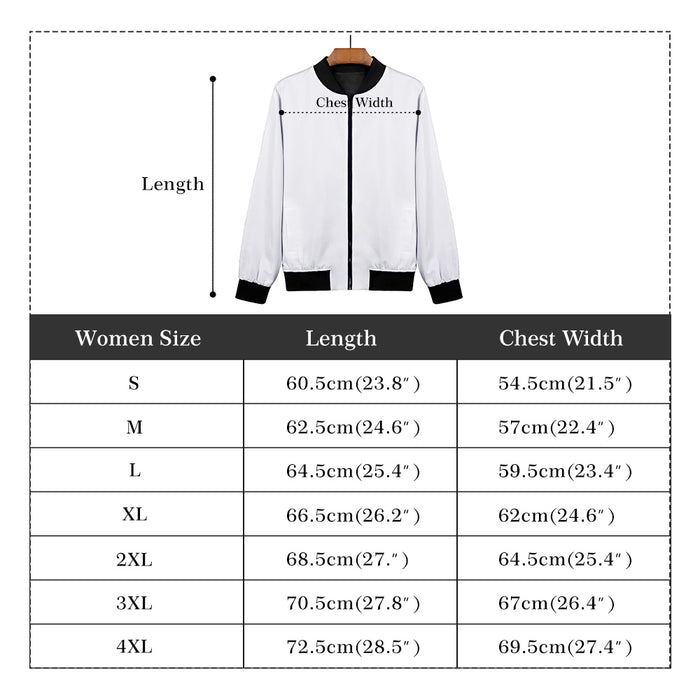 Womens Personalized Barrel Racing Bomber Jacket - Turquoise - Cozy Corner