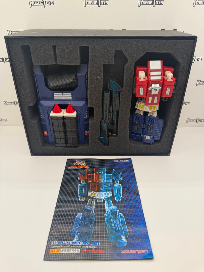 Xovergen Mecha Warfare Earth Federation Tactical Force Supreme Tactical Commander Grand Patriot