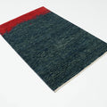 Yün Lacivert Tezgah Dokuma Baş Başa Seccade, 80x130 cm — Halıcızade