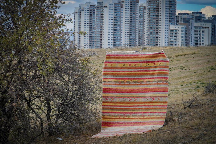 Zara Serisi Çizgi Desenli Makine Dokuma Halı — 90x150, 130x190, 90x290, 170x240 cm