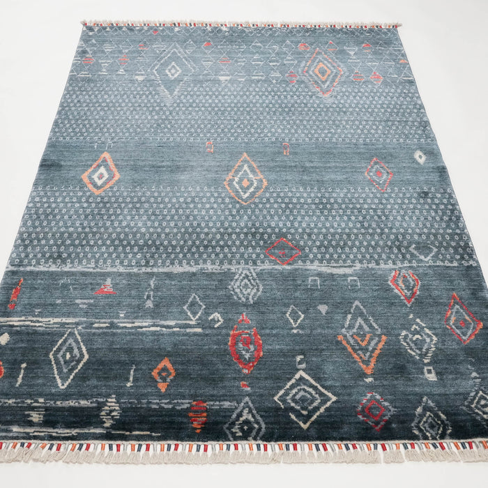 Zara Serisi İskandinav Desenli Tezgah Dokuma Halı — 90x150, 130x190, 170x240, 200x290 cm