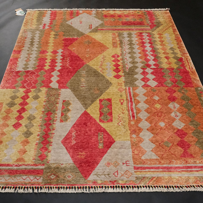 Zara Serisi Patchwork Desenli Tezgah Dokuma Halı — 90x150, 80x290, 130x190, 90x290 cm