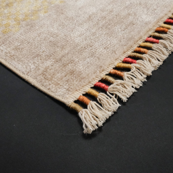 Zara Serisi Patchwork Desenli Tezgah Dokuma Halı — salon halısı